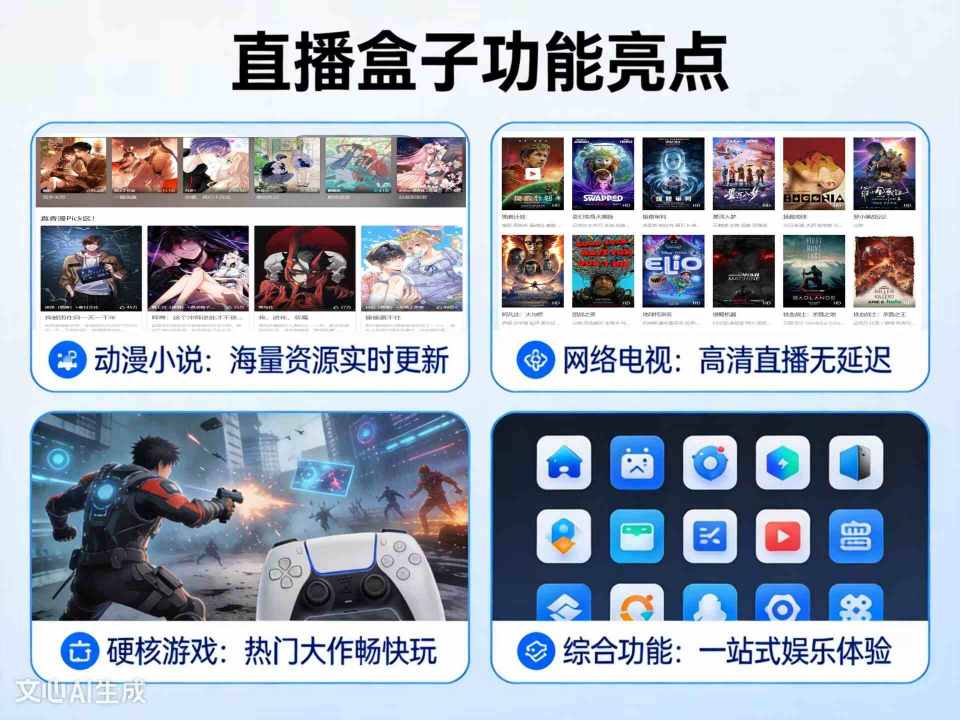 盒子功能全景图logo